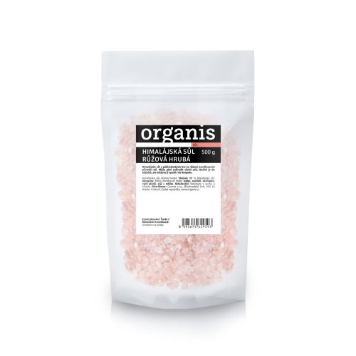 Organis Himalájská sůl růžová hrubá 500 g