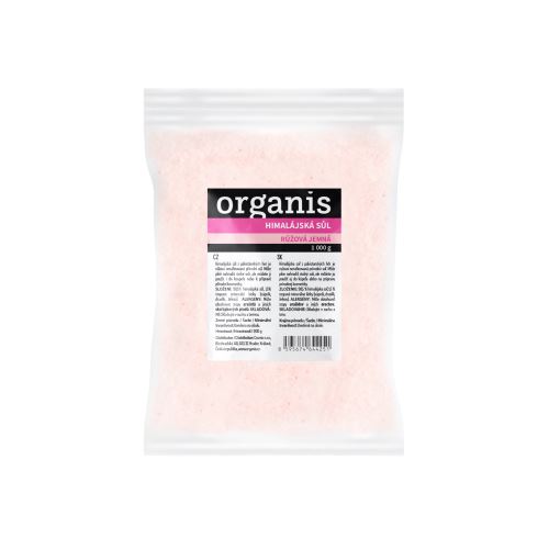 Organis Himalájská sůl růžová jemná 1000 g